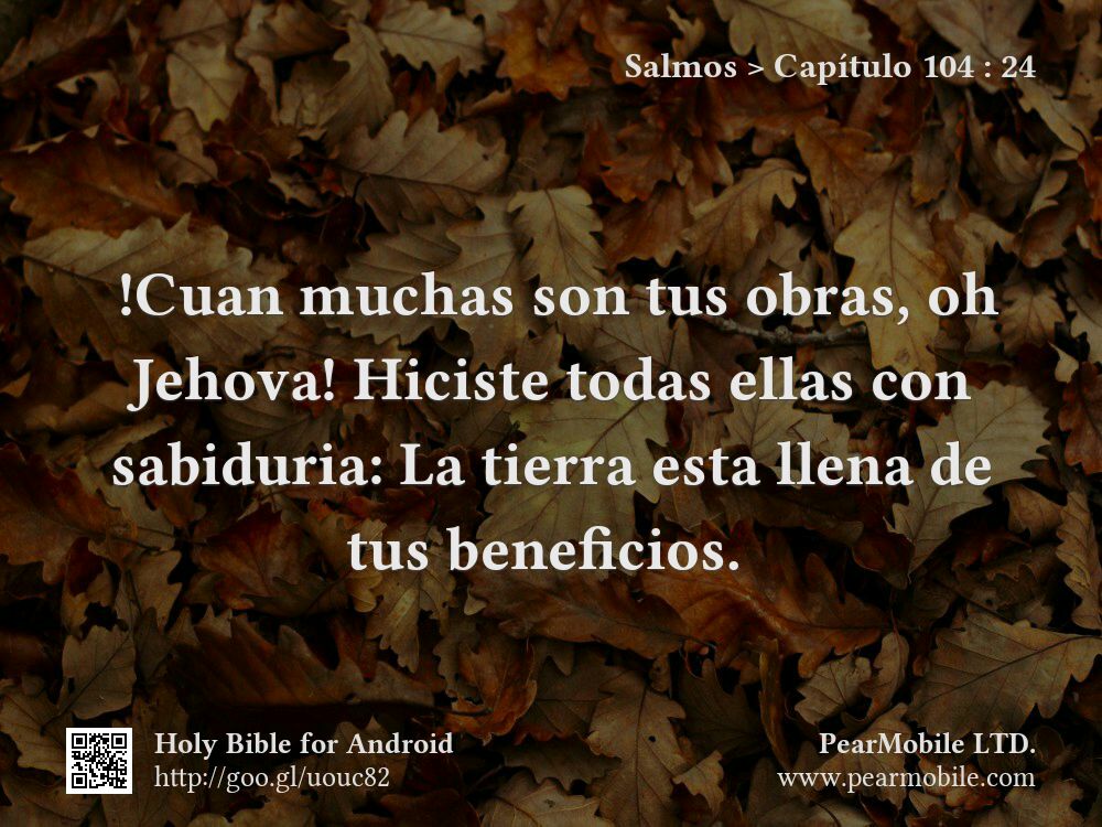 Salmos, Capítulo 104:24